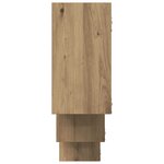 vidaXL Étagère murale chêne artisanal 159x18x66 cm bois d'ingénierie