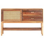 vidaXL Buffet 118x30x76 cm Bois de récupération massif
