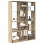 vidaXL Séparateur de pièce/Bibliothèque Chêne sonoma 100x24x140 cm