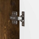 vidaXL Meuble TV Chêne fumé 102 x 34 5 x 50 cm Bois d'ingénierie