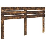 vidaXL Tête de lit Chêne fumé 180 cm Bois d'ingénierie