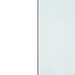 vidaXL Plaque de verre pour cheminée rectangulaire 100x50 cm