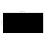 vidaXL Couverture de piscine Noir 549 x 274 cm PE