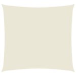 vidaXL Parasol en tissu oxford carré 3 6 x 3 6 m crème