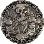 Pièce de monnaie en Argent 2000 Francs g 62.2 (2 oz) Millésime 2025 SCARECROW