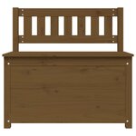 vidaXL Banc Marron miel 80x41x77 cm Bois de pin massif