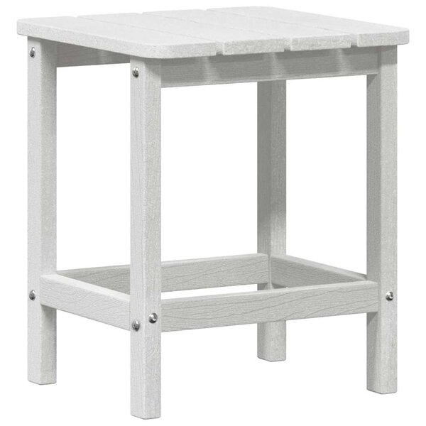 vidaXL Table d'appoint Adirondack Blanc 38 x 38 x 46 cm HDPE