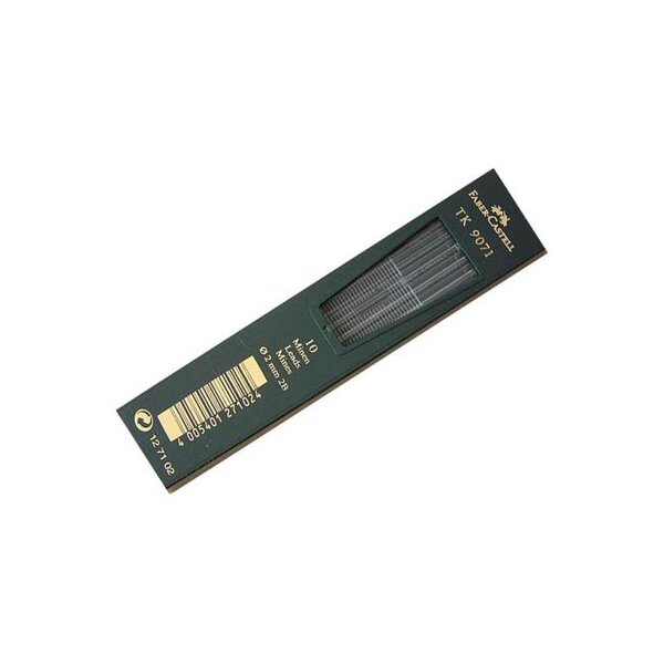 Boite de 10 mines TK 9071 2 mm 2B Noir foncé FABER-CASTELL