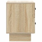 vidaXL Cabinet de chevet 2 pc Chêne Sonoma 43 x 34 5 x 47 5 cm