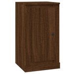 vidaXL Buffets 2 Pièces chêne marron 37 5x35 5x67 5 cm bois d'ingénierie