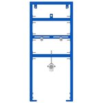 vidaXL Cadre de montage dissimulé pour urinoir 50x115-139 cm Acier