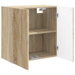 vidaXL Armoire Murale 59 x 31 x 60 cm Bois d'ingénierie Chêne Sonoma