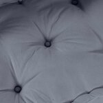 vidaXL Canapé modulaire Gris 70 x 70 x 36 cm tissu