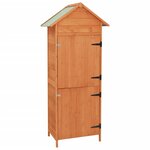 vidaXL Armoire de rangement de jardin Marron 42 5x64x190 cm