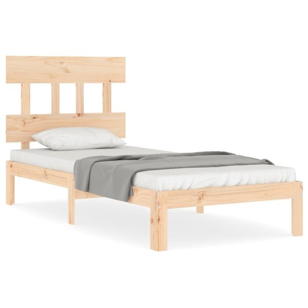 vidaXL Cadre de lit sans matelas bois de pin massif