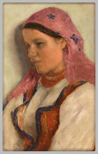 Pièce de monnaie en Argent 500 Francs g 17.50 Millésime 2025 Aleksander Gierymski GIRL FROM BRONOWICE