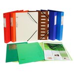 Paquet De 100 Chemises Forever® 220 100  Recyclé - 24x32cm - Vert Vif - X 5 - Exacompta