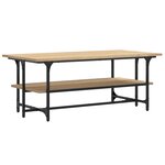 vidaXL Table basse Chêne sonoma 100x50x40 cm Bois d'ingénierie