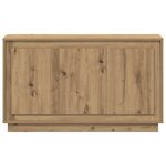 vidaXL Buffet chêne artisanal 102x35x55 cm bois d'ingénierie