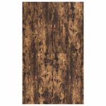 vidaXL Cadre de lit Chêne fumé 190 x 120 x 31 5 cm Bois d'ingénierie