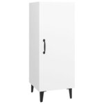 vidaXL Buffet Blanc 34 5x34x90 cm Bois d'ingénierie