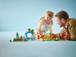 LEGO DUPLO - Set Familles d'Animaux Sauvages 3-en-1 - 10446 pour les Tout-Petits