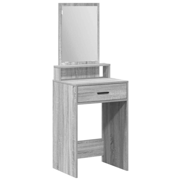 vidaXL Coiffeuse Sonoma gris 50 x 41 x 140 cm Bois d'ingénierie
