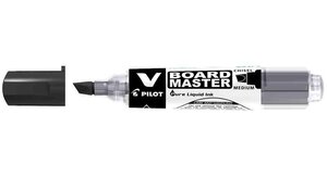 Marqueur Rechargeable V BOARD MASTER Begreen Pointe Biseauté Moyenne Noir PILOT