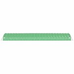 vidaXL Serre avec cadre en acier vert 144 m² 24x6x2 85 m