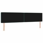 vidaXL Tête de Lit en Velours Argyle Vert foncé 200 cm Velours