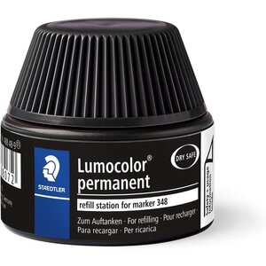 Station recharge Lumocolor 488-48 pour marker 342 et 348 15ml Noir STAEDTLER