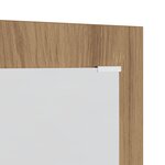 vidaXL Porte-manteau mural chêne artisanal 96 x 1 5 x 90 cm