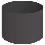 vidaXL Cache-pot de jardin Noir 90 x 90 x 20 cm Acier