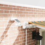 vidaXL Auvent Rétractable Vert et jaune 600 × 300 cm