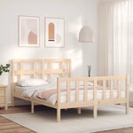 vidaXL Cadre de lit sans matelas 120x200 cm bois de pin massif