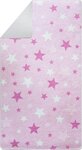 Tapis enfant Etoile 120 x 160 cm - Rose