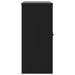 vidaXL Classeur noir 90x40x90 cm acier