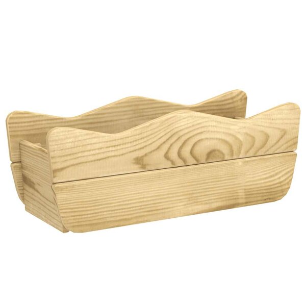 vidaXL Lit surélevé de jardin 50x18x18 cm Bois de pin imprégné