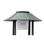 vidaXL Mangeoire à oiseaux avec lampe solaire