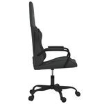 vidaXL Chaise de jeu Noir Similicuir