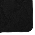 vidaXL Couette d'été 220 x 240 cm Été Noir Respirant