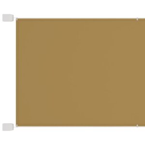 vidaXL Auvent vertical Beige 180x1200 cm Tissu oxford