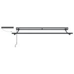 vidaXL Auvent rétractable électrique Beige et Anthracite 3 5 x 2 m