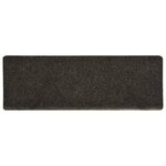 vidaXL Tapis d'escalier 15 Pièces tissu aiguilleté 65x21x4 cm anthracite
