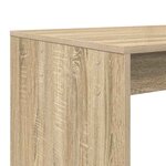 vidaXL Bureau Chêne Sonoma 108 x 55 x 103.5 cm Bois d'ingénierie