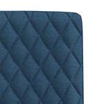 vidaXL Chaises à manger lot de 2 bleu tissu