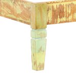 vidaXL Cadre de lit sans matelas Bois de récupération massif 120x200cm