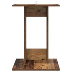 vidaXL Table d'appoint Bois ancien 45 x 40 x 62 5 cm Bois d'ingénierie