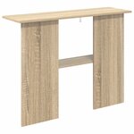 vidaXL Table console Chêne Sonoma 100 x 30 x 75 cm Bois d'ingénierie