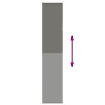 vidaXL Store enrouleur occultant largeur du tissu 50 7 cm polyester